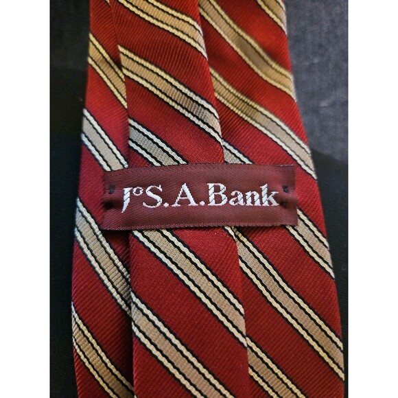 Jos A Bank Clothiers Mens Formal Necktie 57"Lx3"W Multicolor Neck Tie - Picture 2 of 4